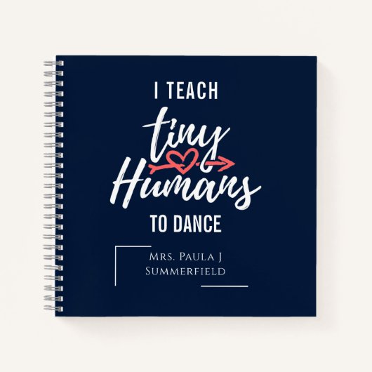 Ich unterrichte winzige Menschen, um Personalisier Notizblock (Vorderseite)