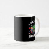 Ich unterrichte zukünftige Superhelden Tee-Geschen Kaffeetasse (VorderseiteRechts)