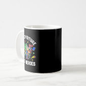 Ich unterrichte zukünftige Superhelden Tee-Geschen Kaffeetasse (Vorderseite Links)