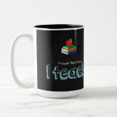 Ich unterrichte zweifarbige tasse (Links)
