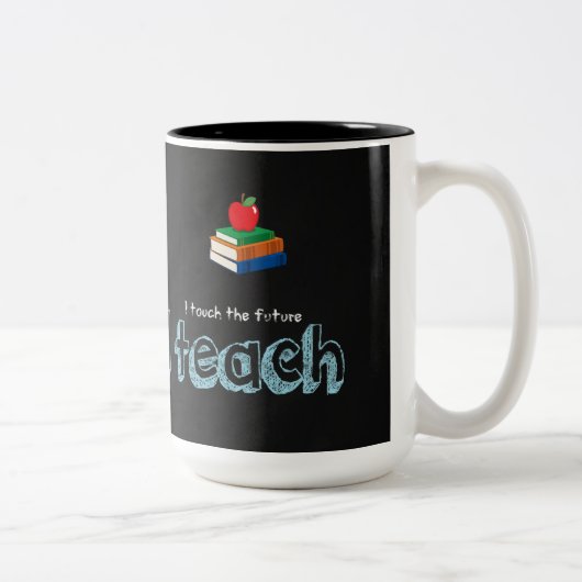 Ich unterrichte zweifarbige tasse (Rechts)