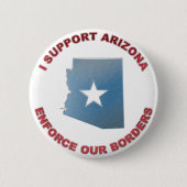 Ich unterstütze Arizona Button (Vorderseite)
