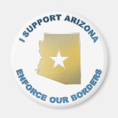 Ich unterstütze Arizona Magnet (Vorne)