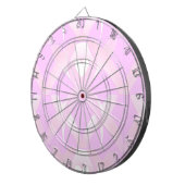 Ich unterstütze, Brustkrebs-Bewusstsein_ Dartscheibe (Vorderseite rechts)