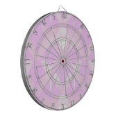 Ich unterstütze, Brustkrebs-Bewusstsein_ Dartscheibe (Vorderseite Links)