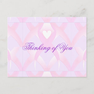 Ich unterstütze, Brustkrebs-Bewusstsein_ Postkarte