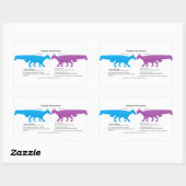 Ich unterstütze Ceras Zielaufkleber Rechteckiger Aufkleber (Blatt)