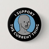Ich unterstütze das aktuelle NPC-Yard-Zeichen Button (Vorderseite)