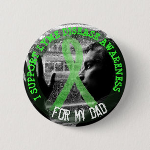 Ich unterstütze das Bewusstsein für Lyme-Erkrankun Button
