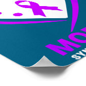 Ich unterstütze das Moebius-Syndrom-Bewusstsein me Poster (Ecke)