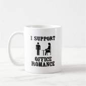 Ich unterstütze das Office Romance Kaffeetasse (Links)