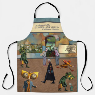 Ich unterstütze das Topeka Art Guild Apron Schürze