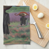 Ich unterstütze das Topeka Art Guild Design Apron Geschirrtuch (Viertel Falte)
