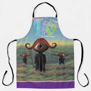 Ich unterstütze das Topeka Art Guild Design Apron Schürze