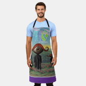 Ich unterstütze das Topeka Art Guild Design Apron Schürze (Getragen)