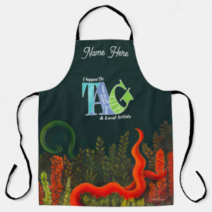 Ich unterstütze das Topeka Art Guild Design Apron Schürze