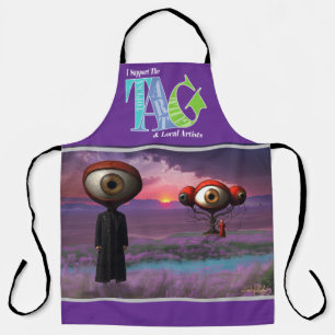 Ich unterstütze das Topeka Art Guild Design Apron Schürze