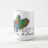 Ich unterstütze das Topeka Art Guild Huhn Kaffeetasse (Mittel)