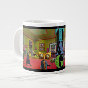Ich unterstütze den Topeka Art Guild Becher Jumbo-Tasse