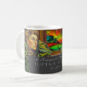 Ich unterstütze den Topeka Art Guild Becher Kaffeetasse (Vorderseite Links)