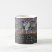 Ich unterstütze den Topeka Art Guild Becher Kaffeetasse (Mittel)