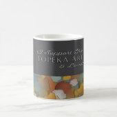 Ich unterstütze den Topeka Art Guild Becher Kaffeetasse (Mittel)