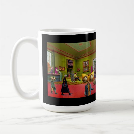 Ich unterstütze den Topeka Art Guild Becher Kaffeetasse (Links)