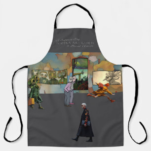 Ich unterstütze den Topeka Art Guild Becher Schürze