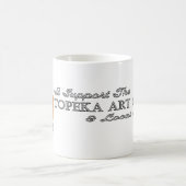 Ich unterstütze den Topeka Art Guild Mug Kaffeetasse (Mittel)