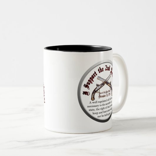 Ich unterstütze den zweiten Änderungsantrag Zweifarbige Tasse (VorderseiteRechts)