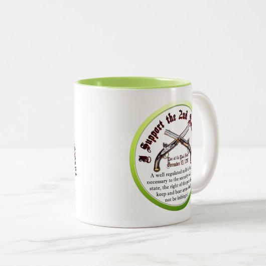 Ich unterstütze den zweiten Änderungsantrag Zweifarbige Tasse (VorderseiteRechts)