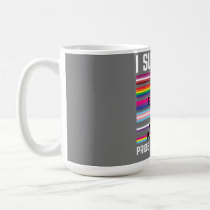 Ich unterstütze die asexuelle Schwulenschwule Kaffeetasse