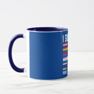 Ich unterstütze die asexuelle Schwulenschwule Tasse