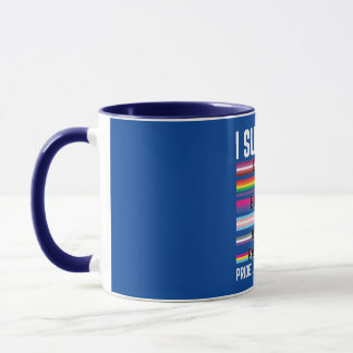 Ich unterstütze die asexuelle Schwulenschwule Tasse