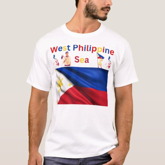 Ich unterstütze die Philippinen im westphilippinis T-Shirt (Vorderseite)