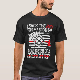 Ich unterstütze die Roten für meinen Bruder, den s T-Shirt