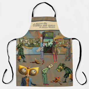 Ich unterstütze die Schürze der Topeka Art Guild