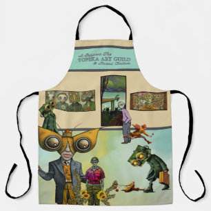 Ich unterstütze die Schürze der Topeka Art Guild
