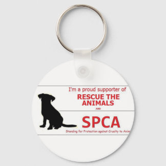 "Ich unterstütze die SPCA..." Schlüsselanhänger