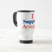 Ich unterstütze die Tasse Armeniens (Vorderseite Links)