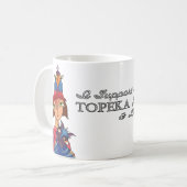Ich unterstütze die Tasse Topeka Art Guild (Vorderseite Links)
