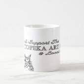 Ich unterstütze die Tasse Topeka Art Guild (Mittel)