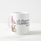 Ich unterstütze die Tasse Topeka Art Guild (Vorderseite Links)