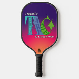 Ich unterstütze die Topeka Art Guild Pickleball Schläger