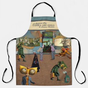 Ich unterstütze die Topeka Art Guild Schürze