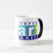 Ich unterstütze die Topeka Art Guild Verwandlungstasse (VorderseiteRechts)