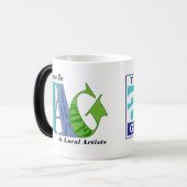 Ich unterstütze die Topeka Art Guild Verwandlungstasse (Vorderseite Links)