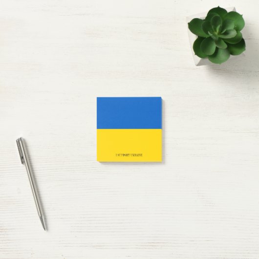 Ich unterstütze die Ukraine Neu Post-it Klebezettel (Büro)