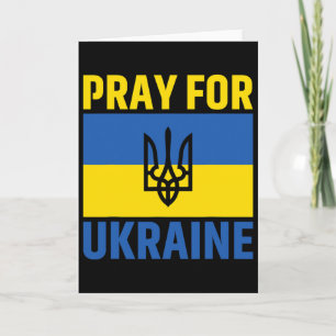 Ich unterstütze die Ukraine Stehe mit der Ukraine Karte