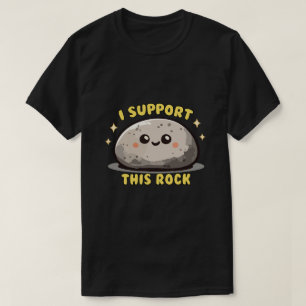 Ich unterstütze diesen Stein T-Shirt